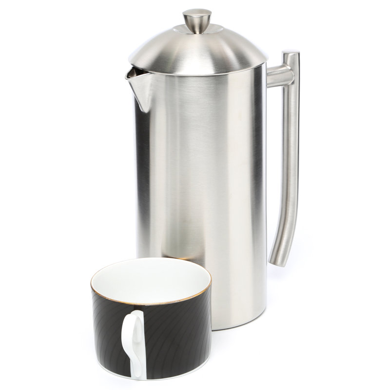 Frieling Brushed Stainless Steel French Press & Reviews Wayfair
